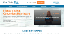 Desktop Screenshot of clearchoicemed.com